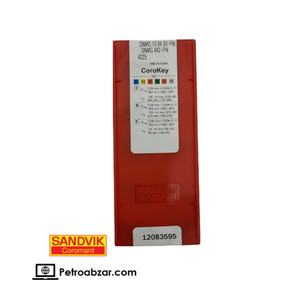 اینسرت تراشکاری DNMG150608-PM 4225 سندویک سوئد